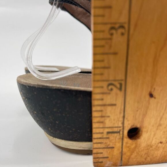 Dansko Womens Wedge Sandals Valentina Gladiator Leather Strappy Black Size 42 - Picture 7 of 13